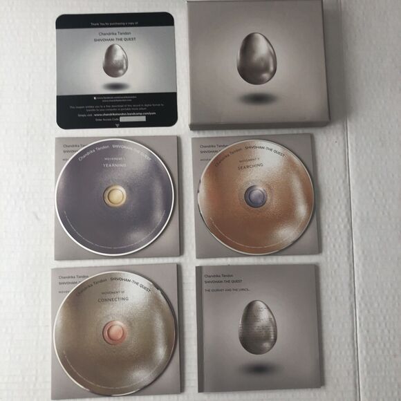 Chandrika Tandon Shivoham The Quest 3 CD box set with booklet - Picture 3 of 3
